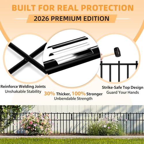 27.07ft Animal Barrier Fence (27.07 ft(L) X 13 in(H), 25 Pack)