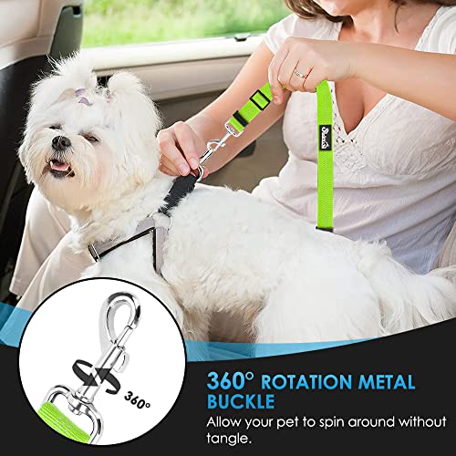 Dog Seat Belt for Car (L.Lime Green)
