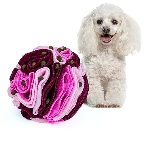 Pet Snuffle Ball (Fantasy pink / 15cm)