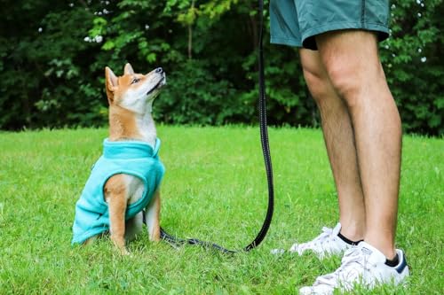 Dog Fleece Vest Sweater w (XXL (25-35lbs) / Turquoise)