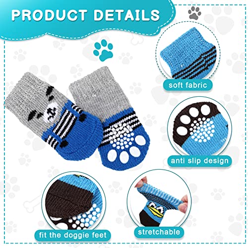 48 Pcs Dog Socks Small Medium Non Slip Prevent Licking Paws