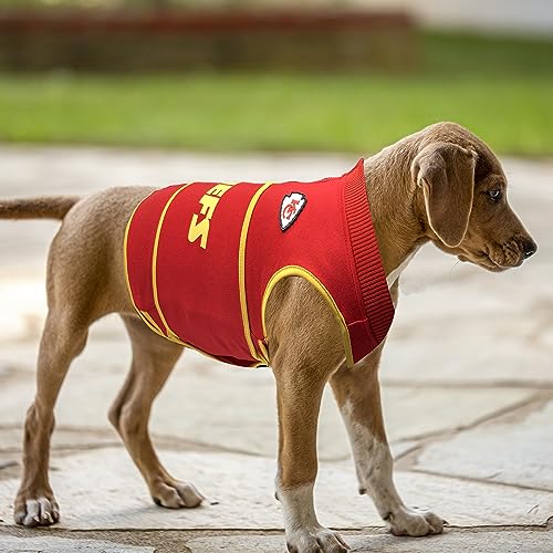 NFL Kansas City Chiefs Dog Anxiety Shirt Calming Soothing Solution Vest (Kansas City Chiefs / Medium)