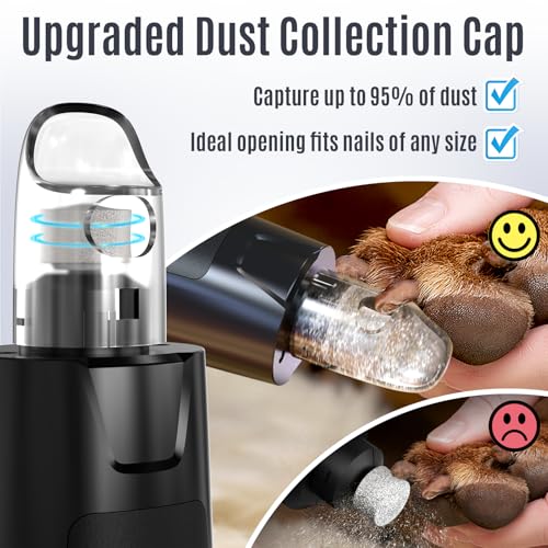 New 6 Speed Dog Nail Grinder (Black)
