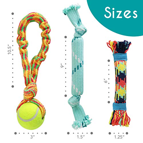 Puppy Rope & Tug of War Toys for Teething