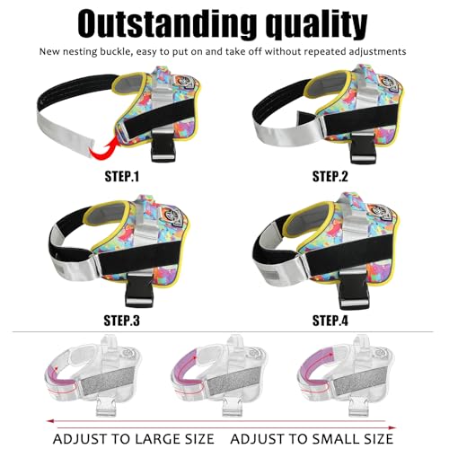 Dog Harness No (Medium (Pack of 1) / Watercolour)