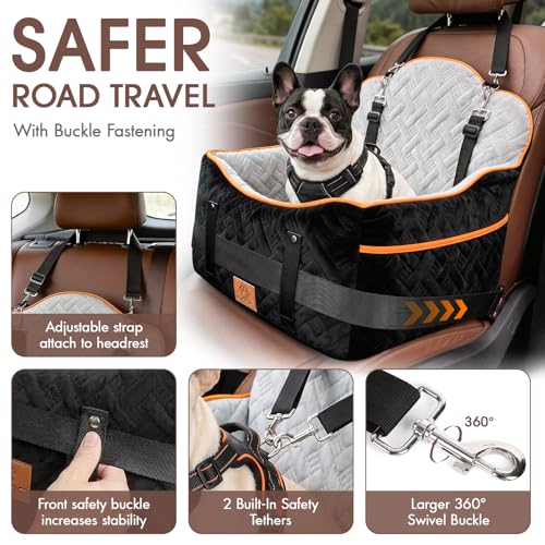 Dog Car Seats for Small Medium Dogs up to 35 lbs