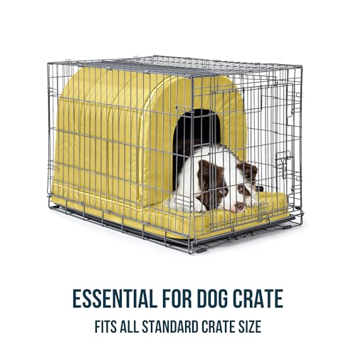 Orthopedic Dog Bed House (35"L x 22"W x 23"Th / Moonstone)