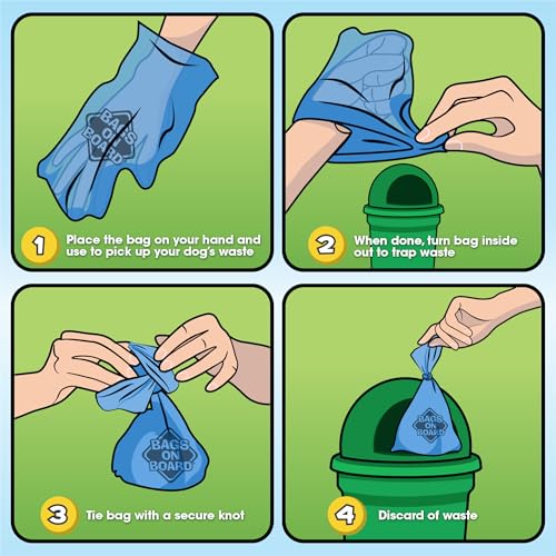 Dog Poop Bags (Blue / 315 Count (Pack of 1))