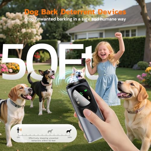 Dog Bark Deterrent Devices Anti Barking Device for Dogs Outdoor & Indoor