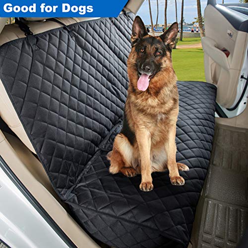 Bench Car Seat Cover Protector (49" L × 56" W / BLACK)