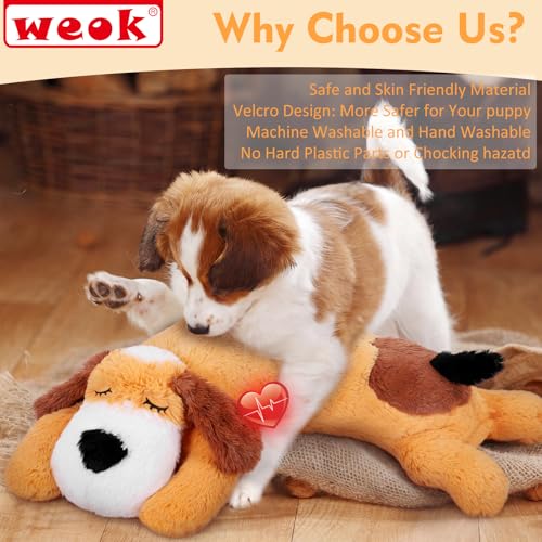Heartbeat Puppy for Dogs (big brown and white)