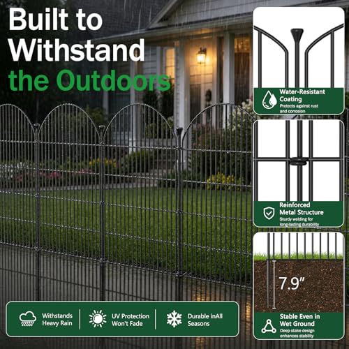 No Dig Garden Fence Panels (24in(H) x 24ft(L))
