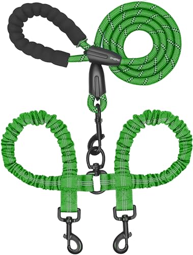 Double Dog Leash (Emerald / Large)