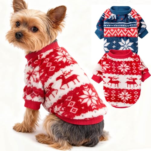Dog Sweater 2 (Red,Blue / Medium)