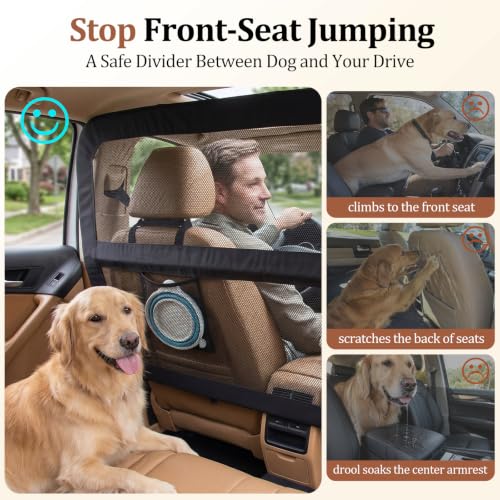 Dog Car Barrier for SUVs Trucks Sedans (Large)
