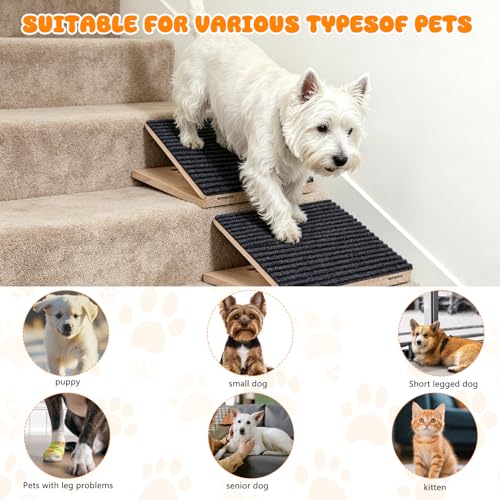 Adjustable Dog Ramp for Stairs (3 PACK)