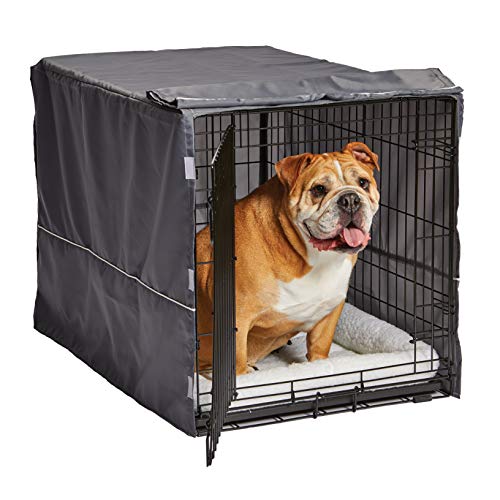 Midwest Homes for Pets Intermediate Dog Crate Cover (Gray / 36 Inch)