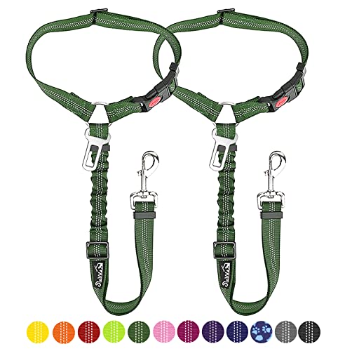 Dog Seat Belt for Car (H.Green)