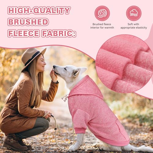 Dog Sweaters for Large Dogs (XX-Large / Pink)