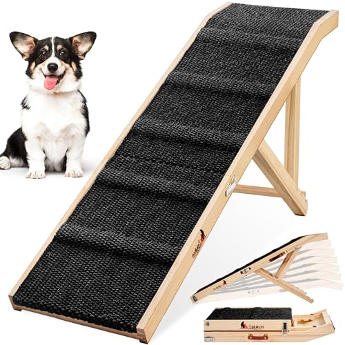Dog Ramp for Couch (Black / 49"X 17inch)