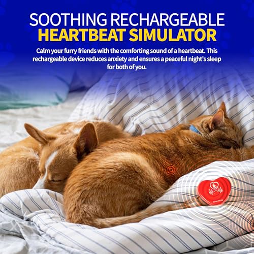 Rechargeable Red Heartbeat Simulator with USB Cord