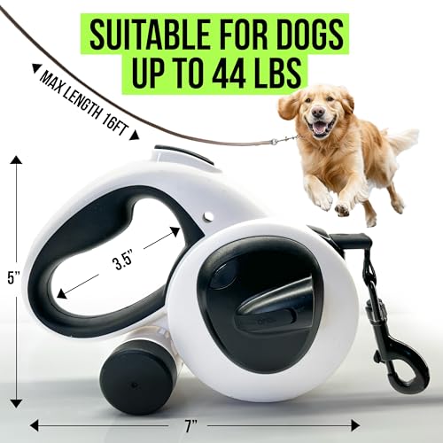 AVANTO Retractable Dog Leash with Flashlight
