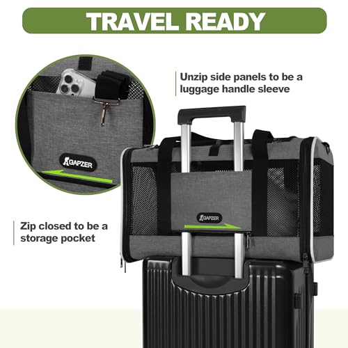 Cat Carrier 18x11x11 Top Load (Grey / 18.0"L x 11.0"W x 11.0"H)