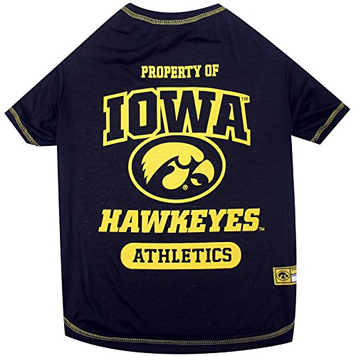 Collegiate IOWA HAWKEYES Dog T (Iowa Hawkeyes / Large)