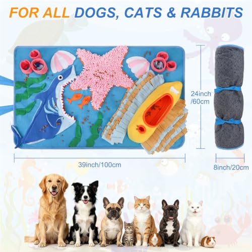 Snuffle Mat for Dogs (Ocean)