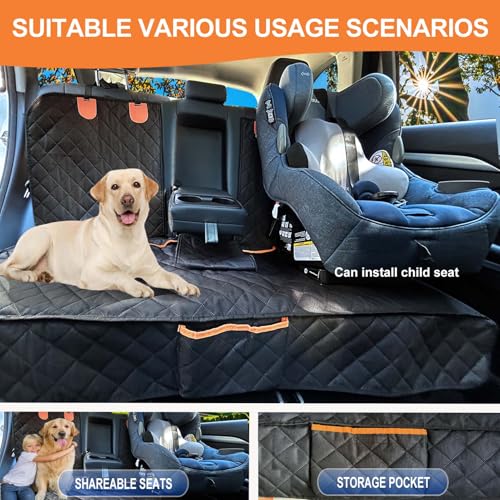 Dog Car Seat Cover for Back Seat Bench Cover (Back Seat Bench / Standard)