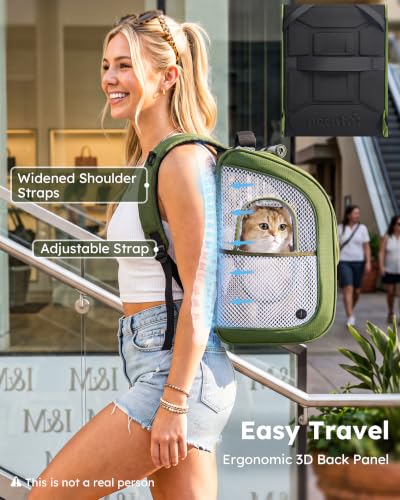 Cat Backpack Carrier (Green)