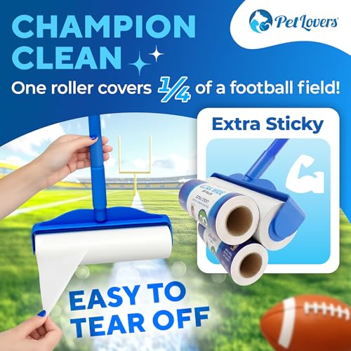 Extra Sticky Floor Lint Roller 4 Pack of Refills Only