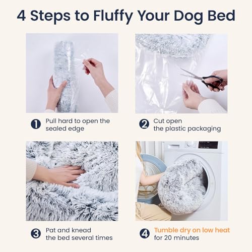 Small Dog Bed (01 - Smoke Grey / 20.0"L x 20.0"W x 6.0"Th)