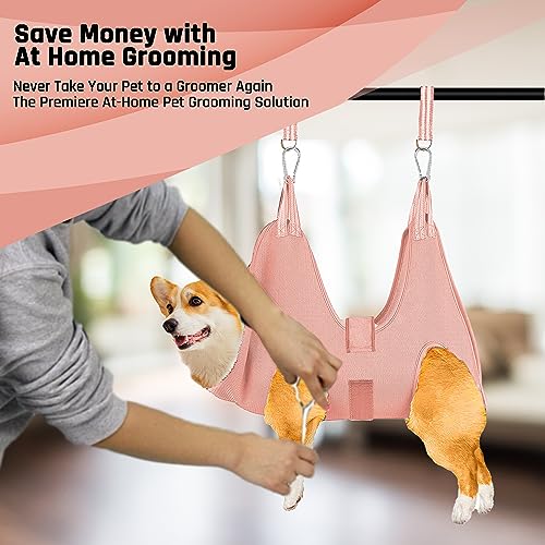 Dog Grooming Hammock with Security Strap (Medium)