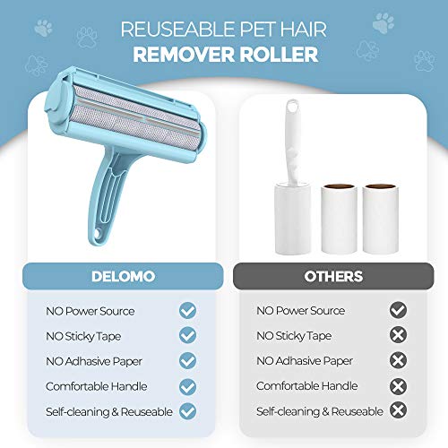 Pet Hair Remover Roller (B: Blue（exclusive Color）)