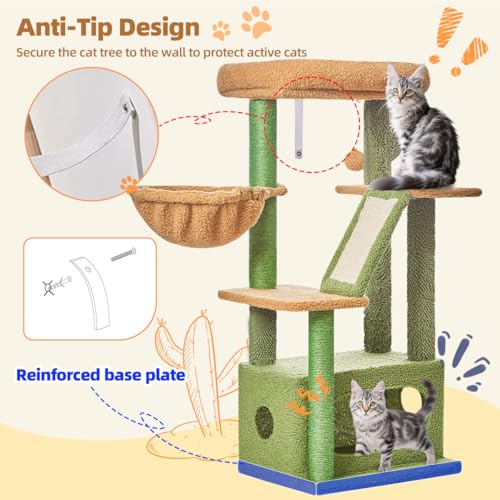 Cactus Cat Tree (Cactus / 38.5 Inches)