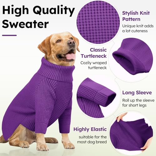 Small Dog Sweater (Purple / Small)