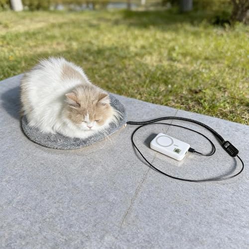 USB Pet Heating Pad with Washable Cover (12"x12")