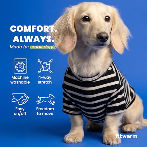 3 Pack Color Block Striped Dog Shirt (Medium / Green-Grey-Black)