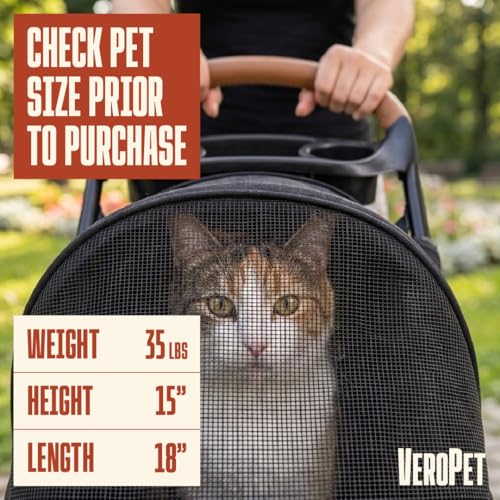 Pet Stroller for Small Dogs & Cats