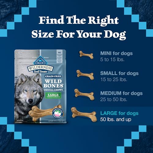 Wilderness Large Dog Dental Chews (10 Ounce (Pack of 1))