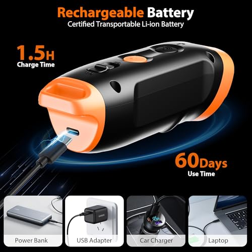 Ultrasonic Dog Bark Deterrent Devices (Black)