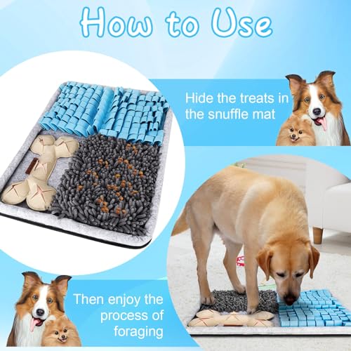 Snuffle Mat for Dogs Washable Foraging Toy
