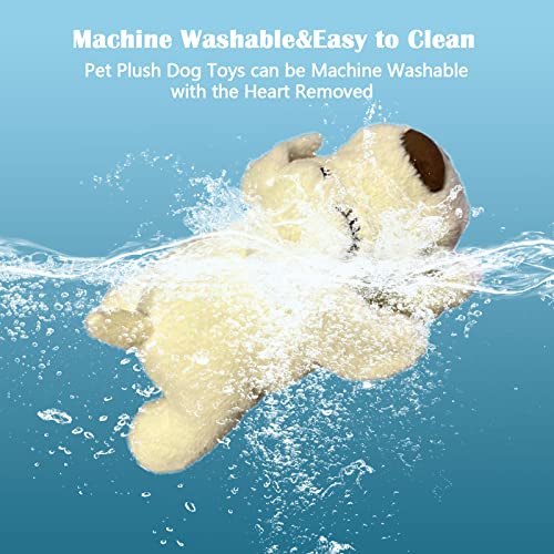 Heartbeat Puppy Toy (White)