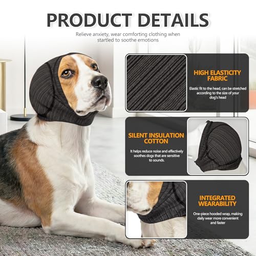 Dog Head Wrap (Grey / X-Large)