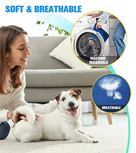 10 in 1 Dog Pet Grooming Hammock Harness with Nail Clippers (S/Under 30 lb / Blue)