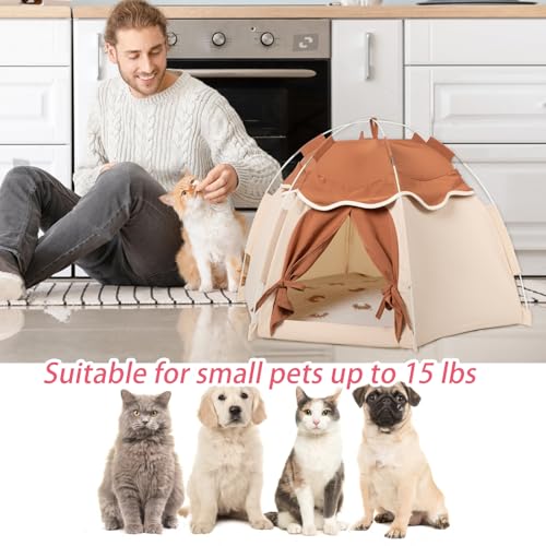 Cat Tent for Indoor (Large / Beige)