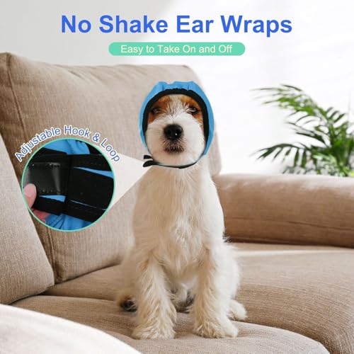 Dog Ear Muffs Noise Protection (L / Lake Blue)