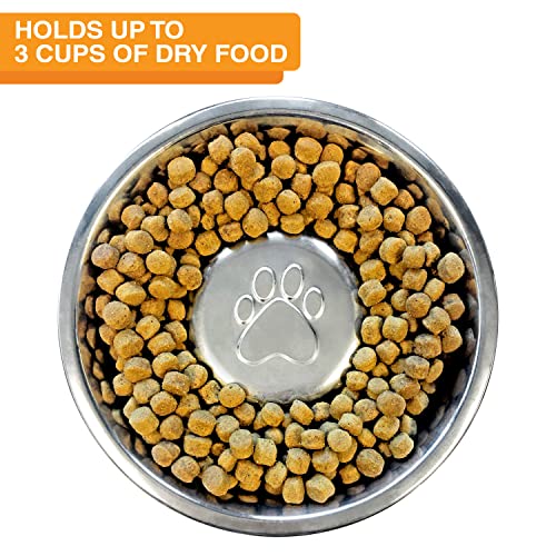 Neater Feeder Deluxe Mess (Large + Slow Feed Bowl Combo / Cappuccino)