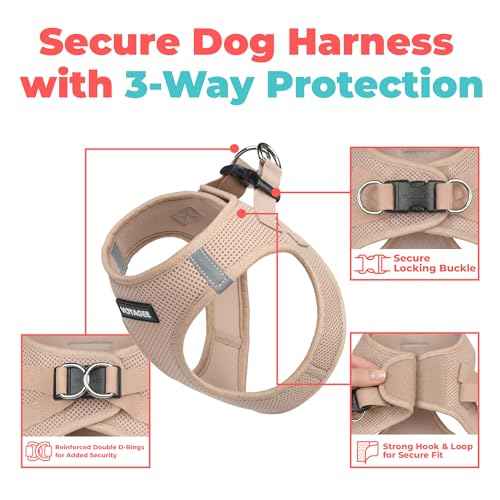 Voyager Step in Air Dog Vest Harness (Khaki / XXS (Chest: 12 - 13.5"))